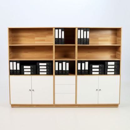 THS68008 - Tủ gỗ đựng hồ sơ văn phòng - 270x35x170 (cm)