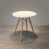 Bàn cafe Eames tròn 60cm màu trắng hoặc đen CFD68017