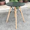 Bàn cafe Eames tròn 60cm màu trắng hoặc đen CFD68017