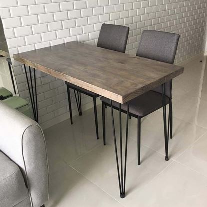 SPD68067 - Bàn làm việc SimpleDesk gỗ thông chân cách điệu 120x60x75 (cm)