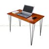 SPD68073 - Bàn làm việc SimpleDesk chân cách điệu màu cánh gián - 100x60x75 cm