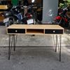BD68035 - Bàn làm việc BookDesk 2 ngăn kéo đen - 120x60x75 cm