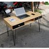 BD68035 - Bàn làm việc BookDesk 2 ngăn kéo đen - 120x60x75 cm