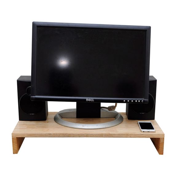 MS68001 - Kệ gỗ kê màn hình máy tính Monitor Stand - 57x30x9 (cm)