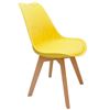 Ghế Eames chân gỗ có nệm nhiều màu ST3003