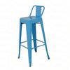 Ghế bar tolix cao có lưng nhiều màu ST1516B