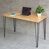 Bàn làm việc đơn giản 120x60cm chân sắt Hairpin sơn tĩnh điện SPD68011