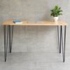 Bàn làm việc đơn giản 120x60cm chân sắt Hairpin sơn tĩnh điện SPD68011