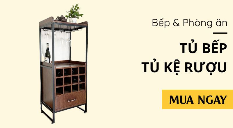 tủ bếp, tủ rượu, kệ rượu