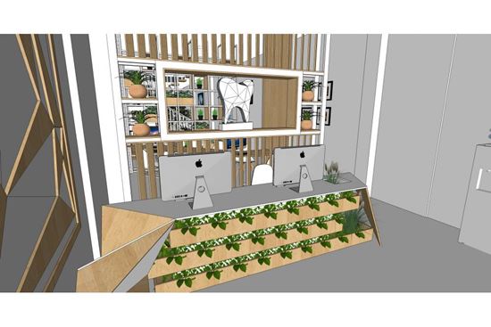 Thiết kế thi công nội thất phòng nha cho Hoàng Bảo Dentist