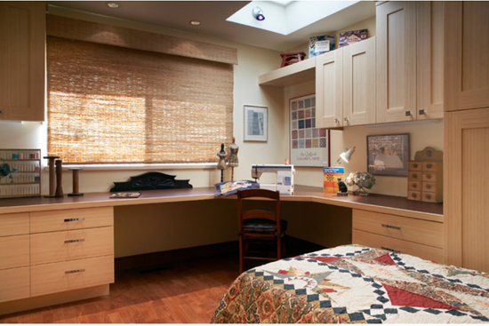 Bố trí bàn làm việc trong phòng ngủ