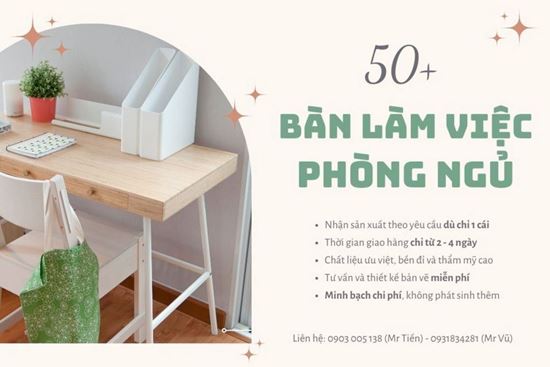 50+ Bàn Làm Việc Trong Phòng Ngủ Hiện Đại, Đẹp năm 2025