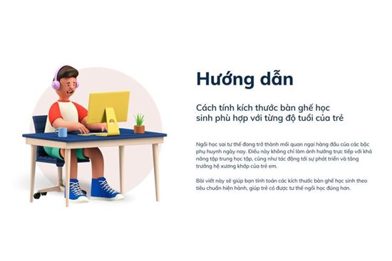 Cách Lựa Chọn Kích Thước Bàn Ghế Học Sinh Đúng Tiêu Chuẩn