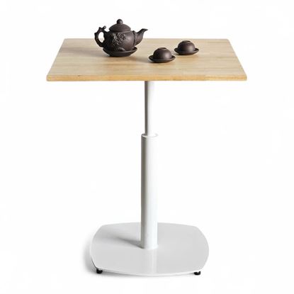 Bàn cafe vuông 60x60cm gỗ cao su CFD68240