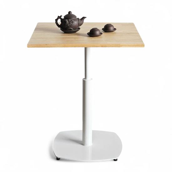 Bàn cafe vuông 60x60cm gỗ cao su CFD68240