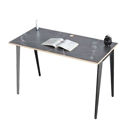 Bàn làm việc 120x60cm gỗ plywood vân giả đá hệ Tứ Giác HBDI004