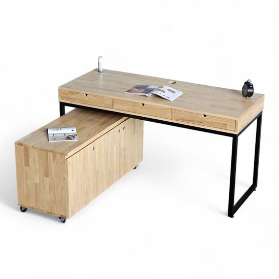 Combo bàn làm việc và tủ cá nhân di động CB68209