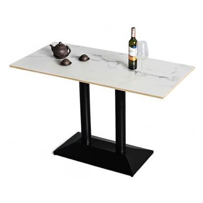 Bàn ăn chữ nhật 120x60cm gỗ plywood vân đá CFD68237