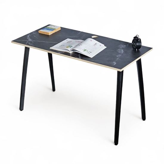 Bàn làm việc 120x60cm gỗ plywood vân giả đá hệ đa giác HDG022