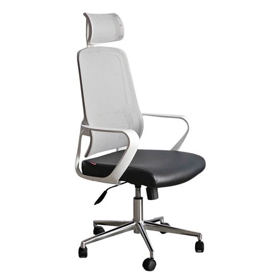 Ghế xoay văn phòng lưng lưới có tựa đầu HOM1102-T04