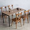 Combo bàn ăn 140x70cm gỗ plywood và 4 ghế ăn Bistro BBA174