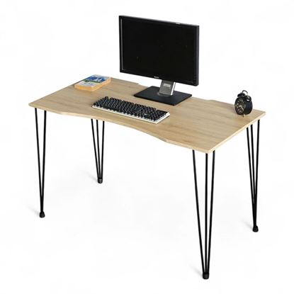 Bàn làm việc 100x60cm gỗ tràm chân Hairpin SPD68230