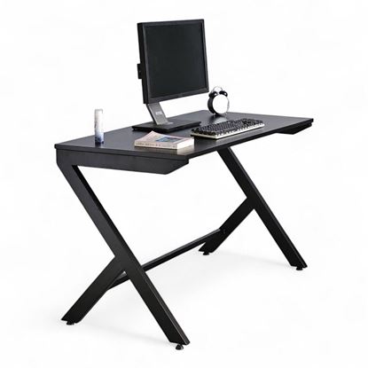 Bàn Gaming 120x60cm gỗ cao su chân sắt chữ Y GD68095