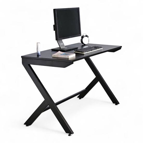 Bàn Gaming 120x60cm gỗ cao su chân sắt chữ Y GD68095