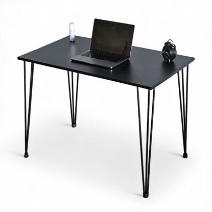 Bàn làm việc 100x60cm gỗ cao su chân Hairpin SPD68231