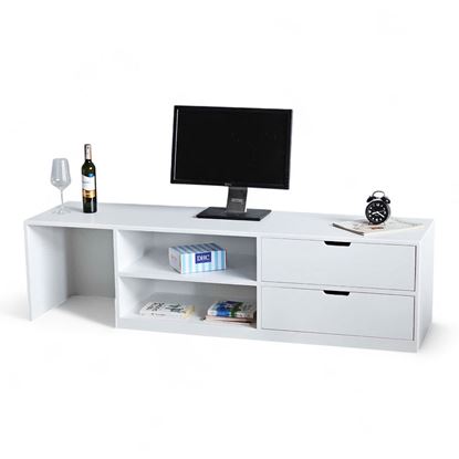 Kệ TV để sàn 169x45x45cm gỗ cao su KTV68114