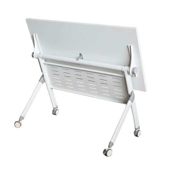 Bàn đào tạo gấp gọn 120x60cm chân sắt di động SPD68224