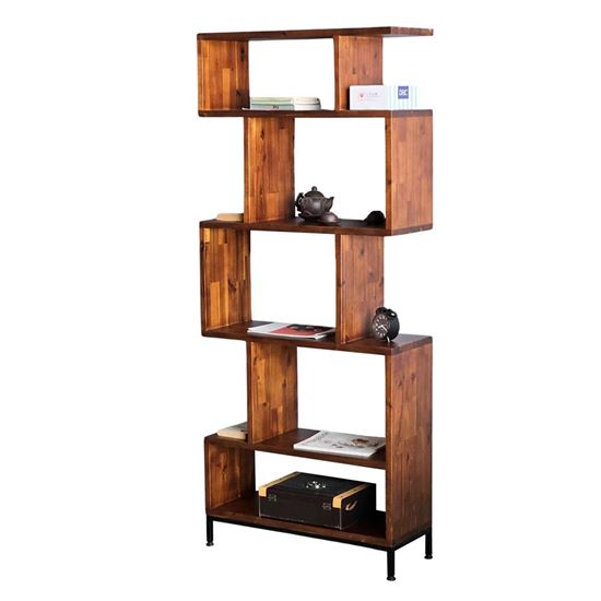 Kệ sách 5 tầng 80x30x190cm gỗ tràm KS68272