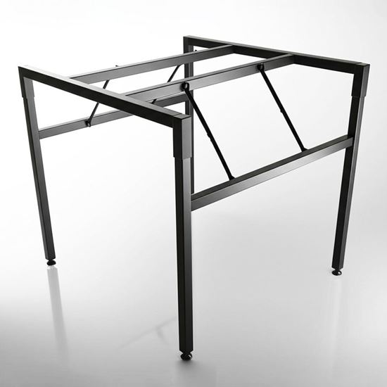 Chân sắt gấp gọn cho mặt bàn tròn sơn tĩnh điện CHB68065