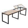 Bàn vẽ kỹ thuật DraftingDesk 240x70cm gỗ cao su chân sắt DD68012