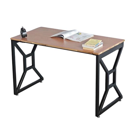 Bàn làm việc 120x60cm ván otim phủ veneer gỗ xoan đào hệ Slean HBSL043