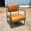 Ghế sofa đơn bọc da simili khung sắt GSD68099