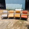 Ghế sofa đơn bọc da simili khung sắt GSD68099