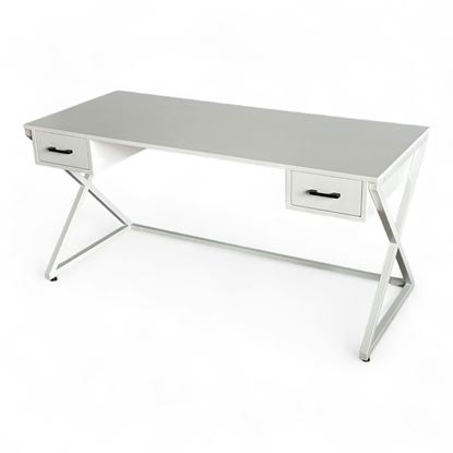 Bàn làm việc có tủ 150x60x75cm gỗ cao su BD68126