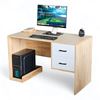 Bàn máy tính có ngăn tủ 120x60cm gỗ cao su BD68128