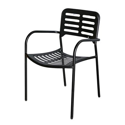 Ghế sắt ngoài trời có tay vịn GCF219