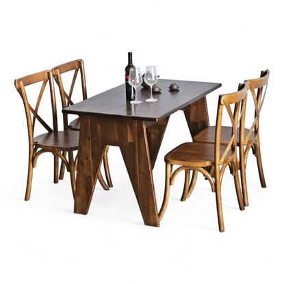 Combo bàn ghế ăn 4 người BBA170