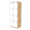Tủ Locker 8 ngăn khóa số 60x45x160cm gỗ cao su THSL007
