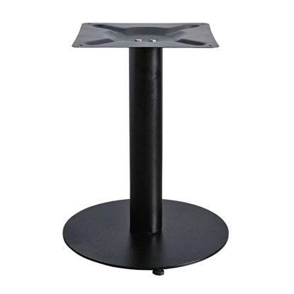 Chân sắt tròn cho bàn sofa cao 49cm sơn tĩnh điện CHBCF043