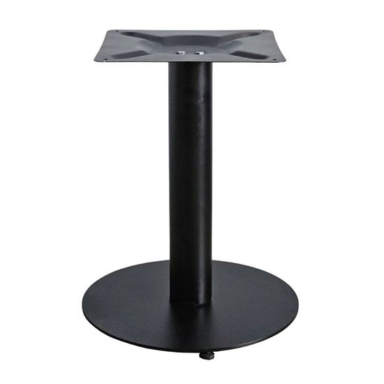 Chân sắt tròn cho bàn sofa cao 49cm sơn tĩnh điện CHBCF043