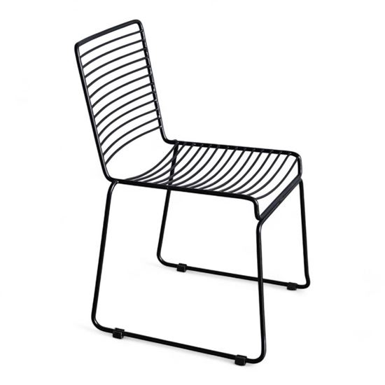 Ghế cafe sắt lưới chân quỳ sơn tĩnh điện GCF224