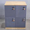 Tủ Locker ren số 60x45x70cm gỗ cao su THSL001