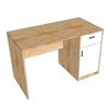 Bàn làm việc có ngăn tủ 120x60cm gỗ cao su BD68129