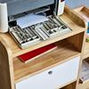 Kệ máy in nhỏ 76x40x60cm gỗ cao su KMI68003