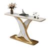 Bàn console 120x30x85cm mặt đá ceramic chân sắt CST083