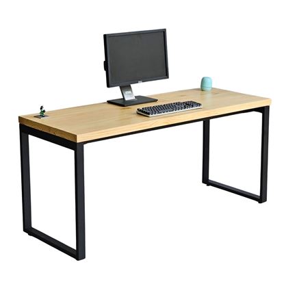 Bàn làm việc 160x60cm gỗ thông chân sắt hệ Rectang HBRT098